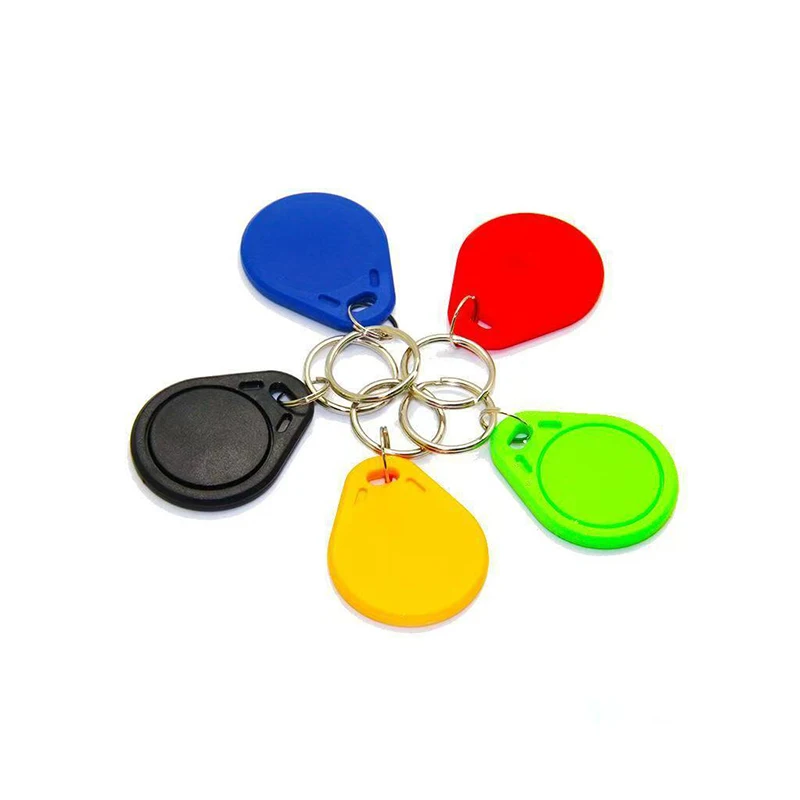 10/50/100 pcs RFID 13.56Mhz IC Chip Proximity Keyfob Token Key Ring For Door Locks Access Control Compatible MI Classic 1K Card