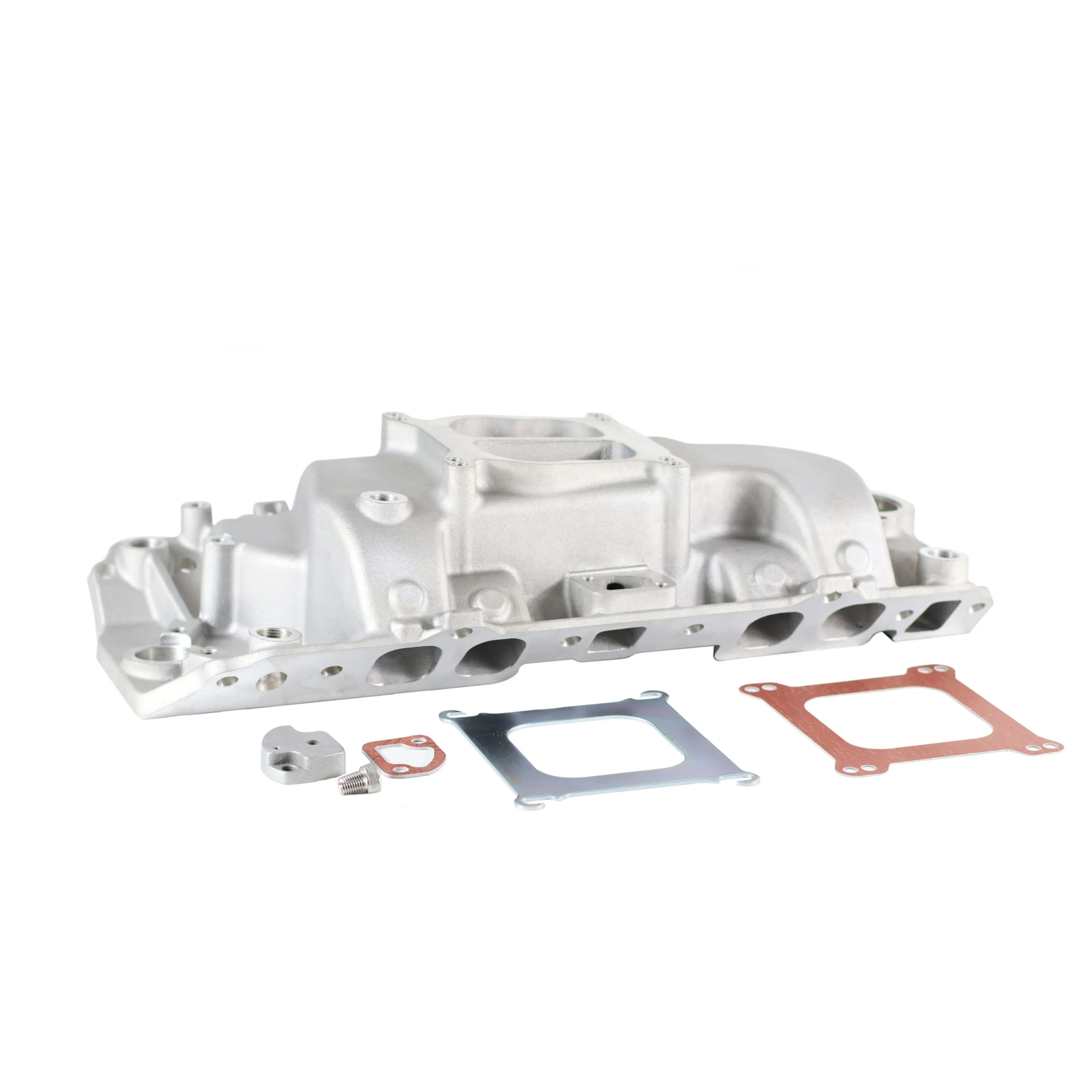 SherryBerg 4 Barrels Carburetor Carburad Carb Aluminum Dual Plane Intake Manifold For Chevy BBC Big Block V8 396 402 427 454