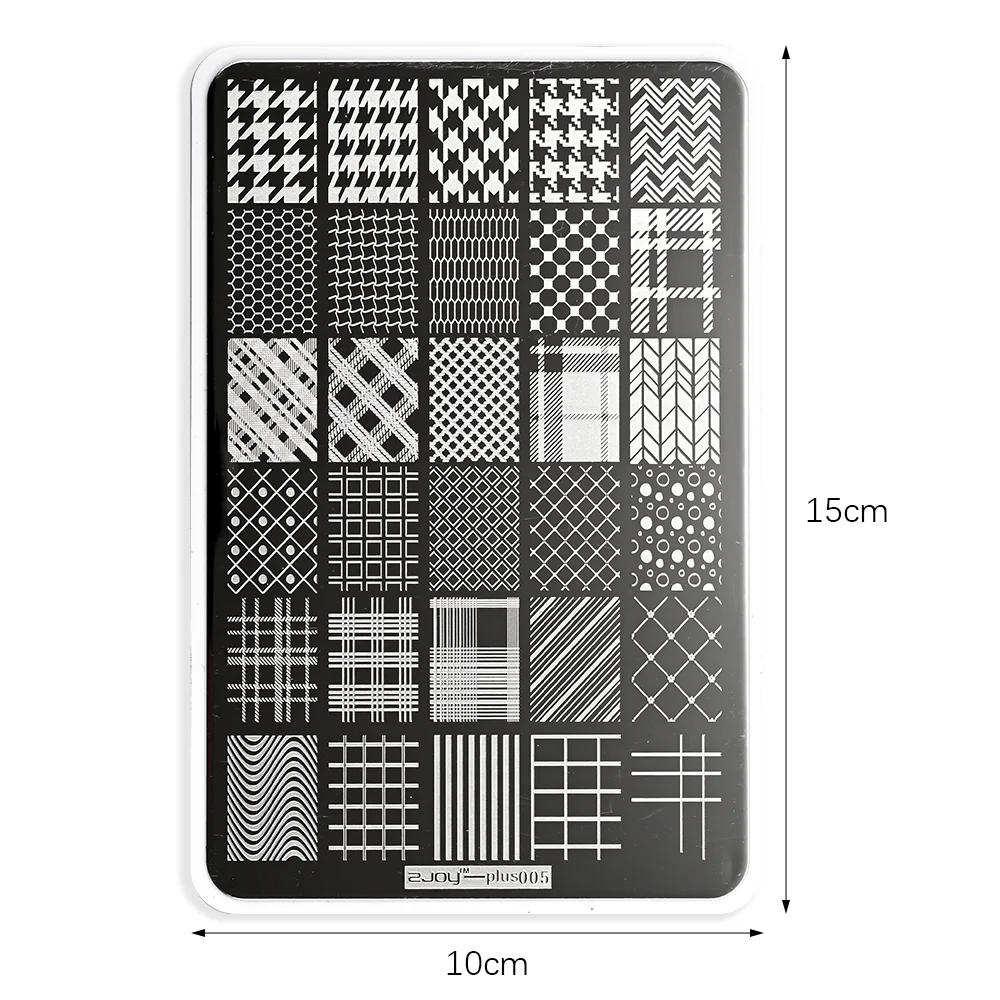 @Nail Beauty Kerst Nail Art Stempelplaten Sneeuwvlok/Elanden/Bell WATER RIPPELS Afbeelding PLAAT TEMPLATES 6*12 cm Nail stencil gereedschap