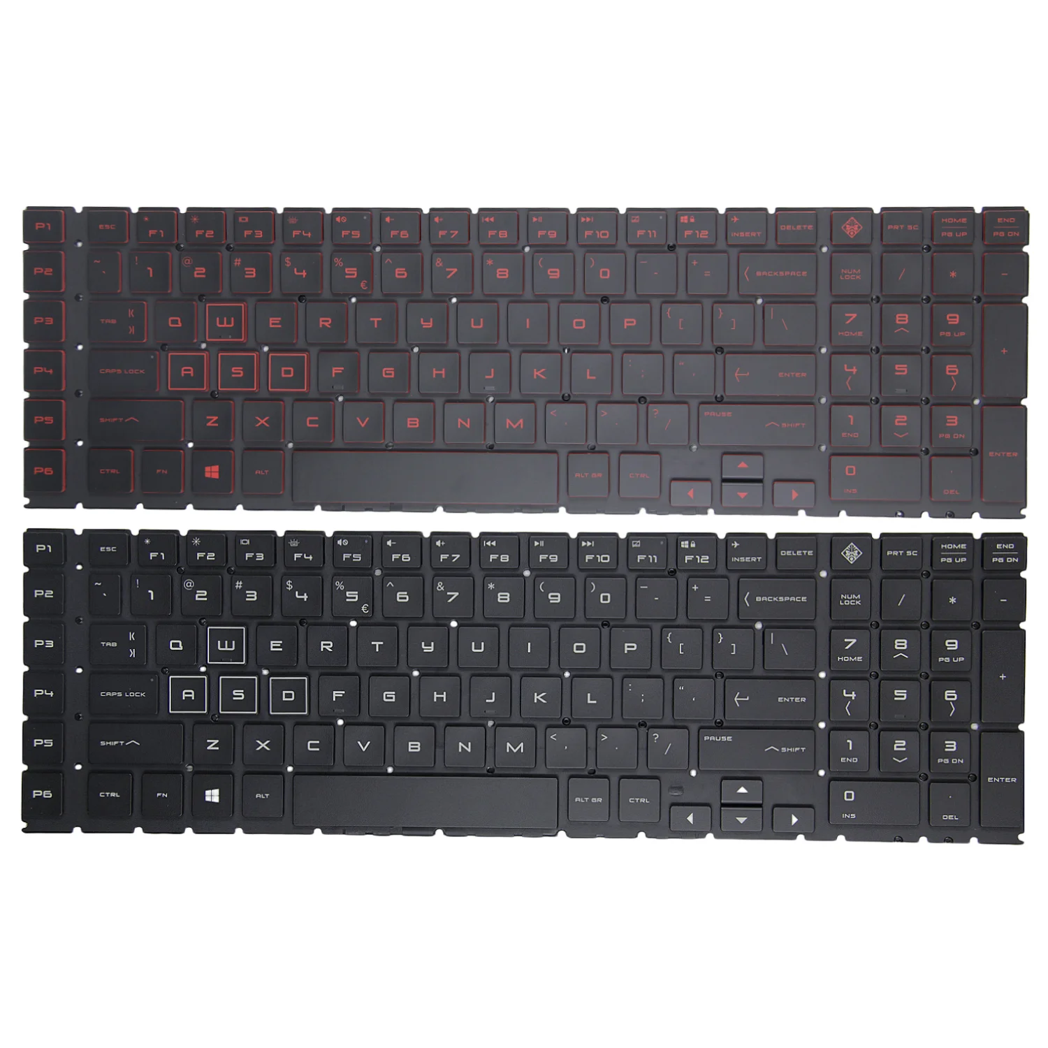 

100%New Original US for HP Omen17CB 17-CB C144 17-CB1000 X 17-CB0000 Backlit Laptop Keyboard