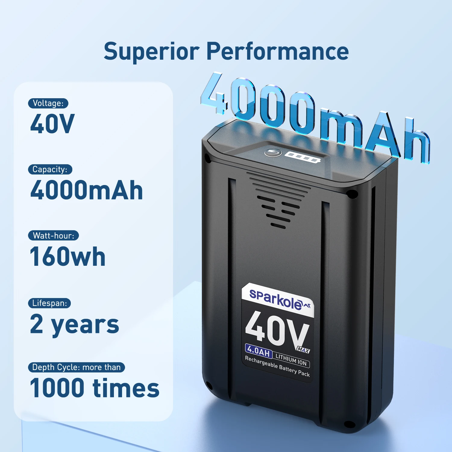 40 فولت 4.0Ah استبدال البطارية ل كوبالت 40 فولت بطارية ليثيوم أيون KB240-06 KB245-06 KB640-03 KB2540C-06 KB540-06 أدوات كهربائية لاسلكية