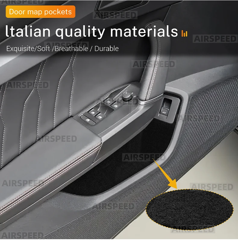 Für Seat Leon MK4 Cupra Leon Cupra Formentor 2020 2021 2022 2023 2024 2025 Auto Vorne Hinten Türen Karte Tasche Aufkleber Innen trim – Detail 8