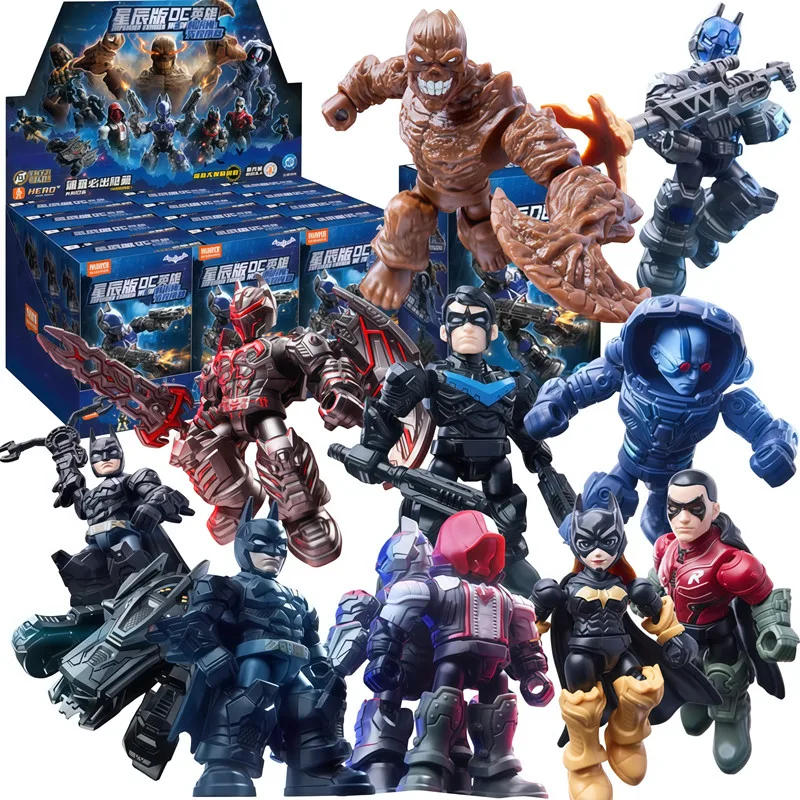 Blokees DC JUSTICE LEAGUE Batman Superman Wonder Woman The Flash Batman: Arkham  Action Figure Assembly Toys Birthday Gifts