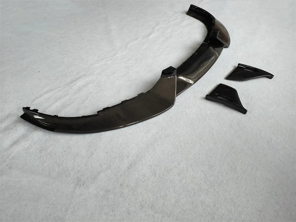 Used for Porsche Taycan High-quality Carbon Fiber M-style Front Lip Front Bumper Lip Diffuser Body Kit