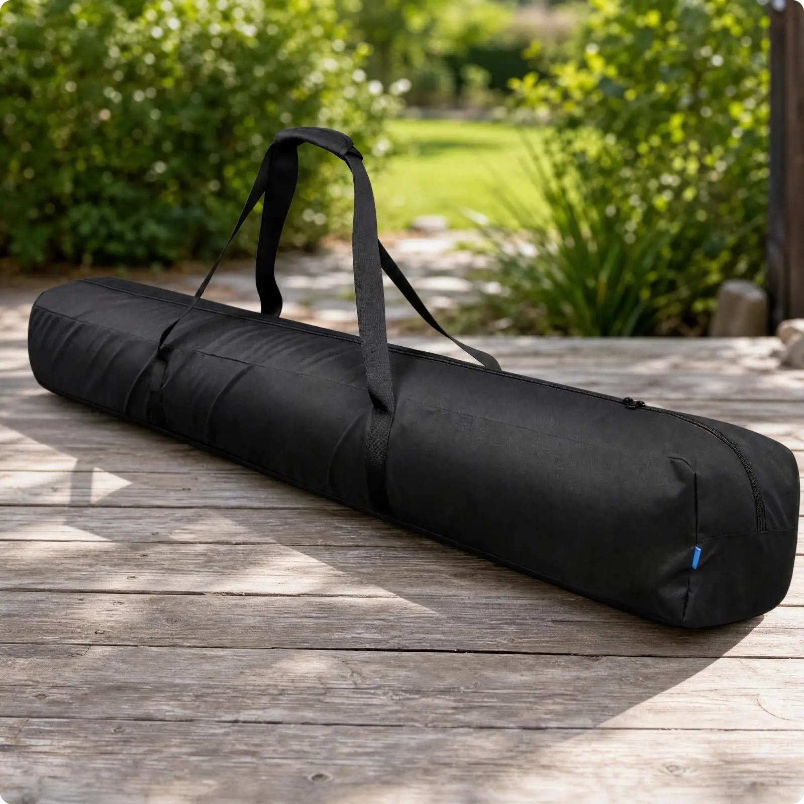 Elongated Umbrella Travel Bag with Padded Handle Portable Oxford Cloth Rain Gear