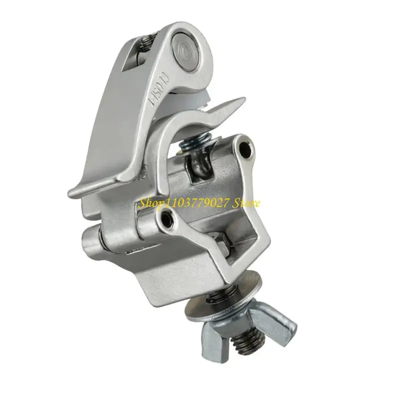 C4DF Single Bolt Stage Lighting Fixture Clamp 25 30mm Tube Compatibility Durability Aluminum Alloys Vibration Resistance