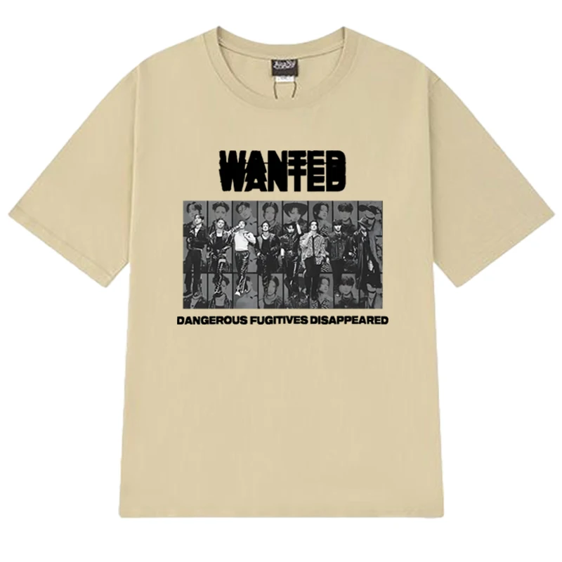 Korea ATEEZ World Tour 2025 Graphics short sleeve T-shirts New in Men Women Trend Y2k T shirt Unisex Oversized 100% Cotton Tops