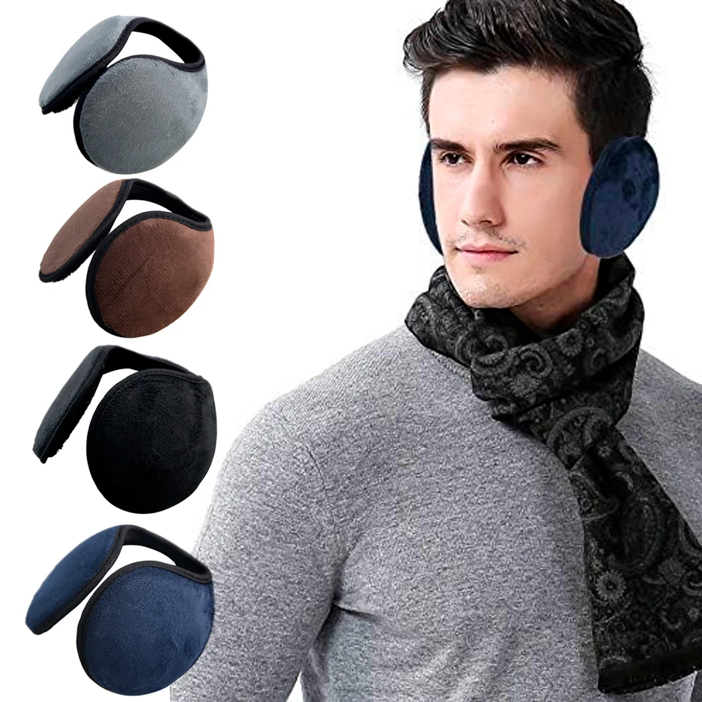 1pcs package Men\'s Winter Plush Wear Earmuffs, Autumn And Winter Soft Comfortable Ear Warmth Daily Use