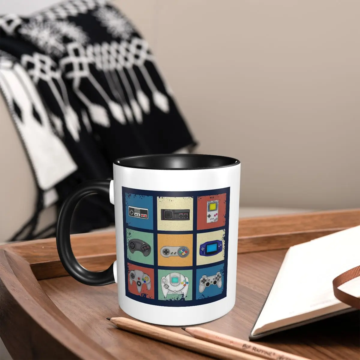 Gaming Generations Mug Funny Ceramic Coffee Cups Tea Mugs Milk Cup Drinkware Gift for Friends