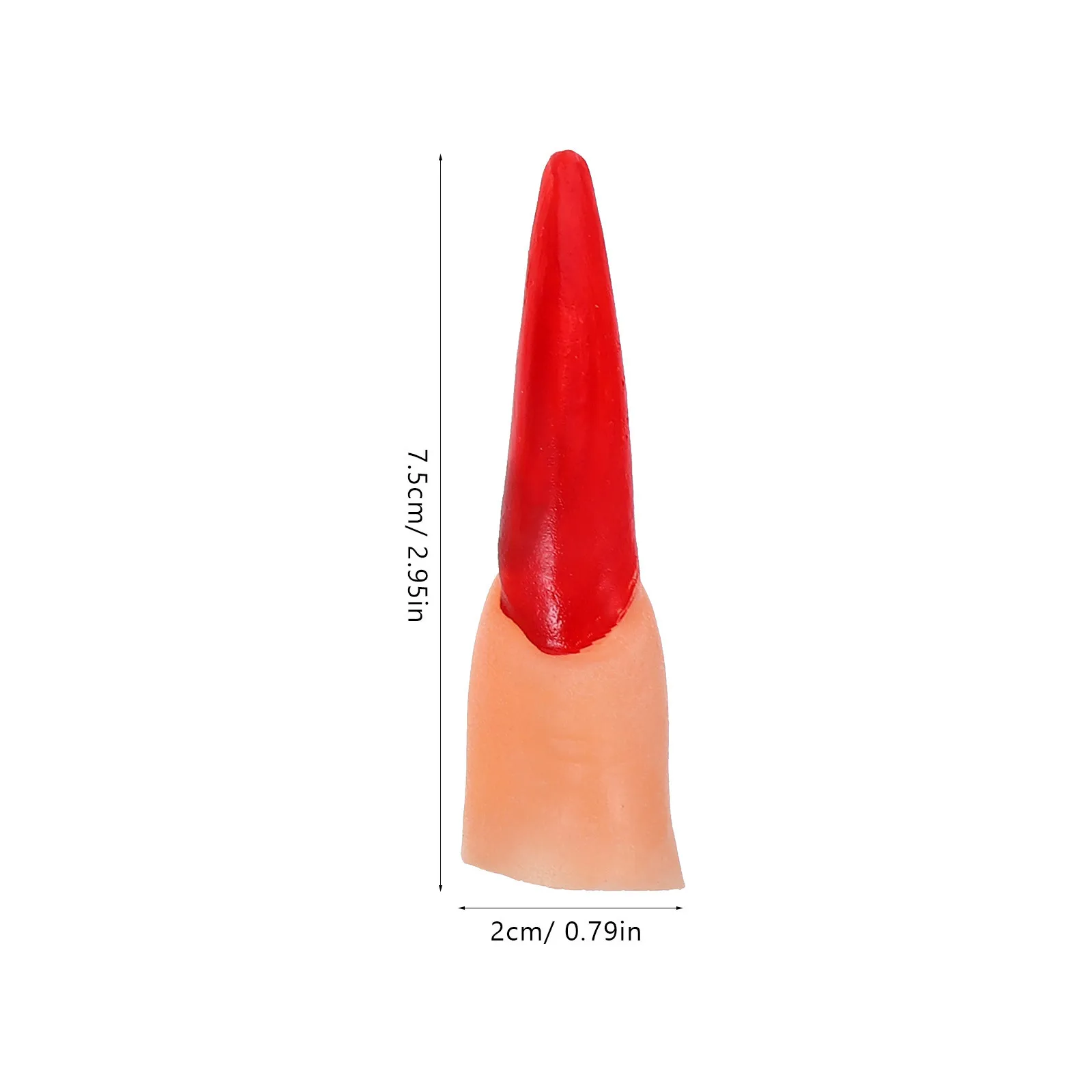 20 piezas dedos de bruja de Halloween, uñas postizas, cubiertas de dedos de zombis para fiesta de disfraces, accesorios de Halloween, accesorios aterradores