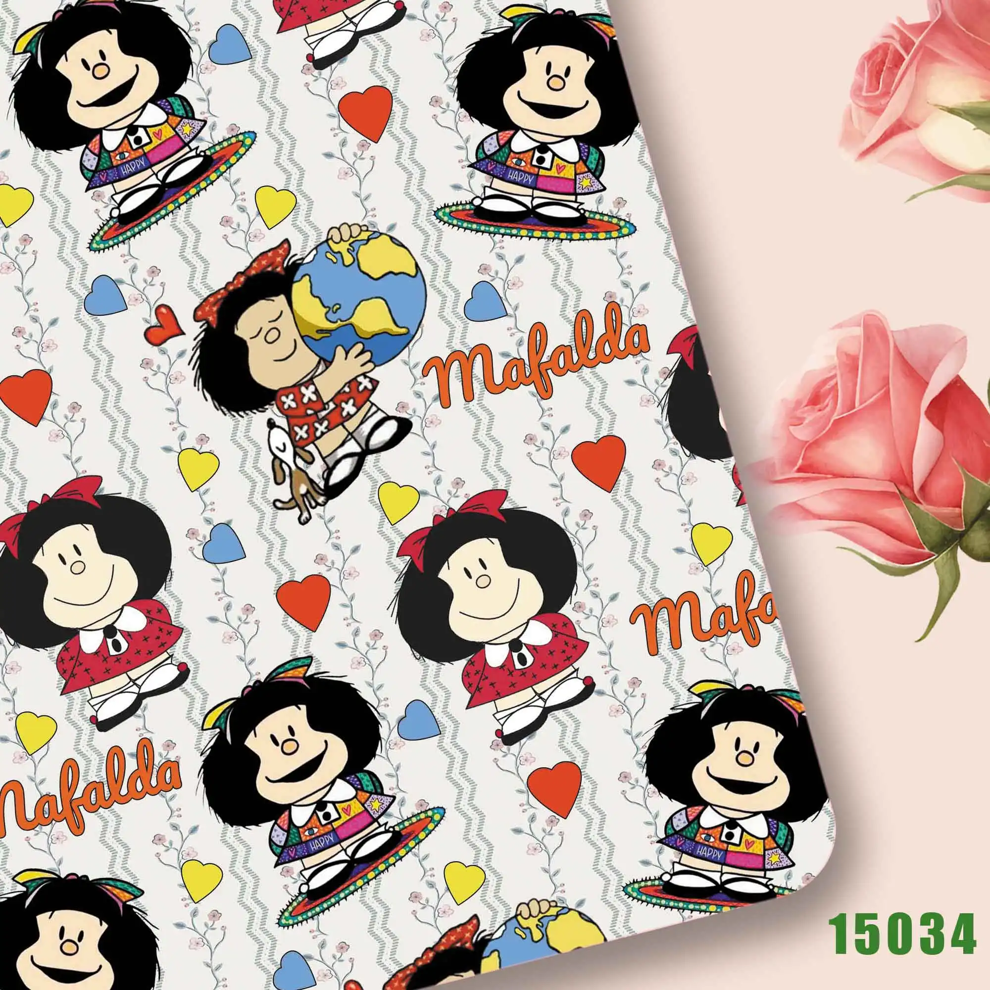 DIY Cartoon Polyester/100Cotton/satin Fabric 140x50CM Cartoon printed fabric Patchwork Tissue Kid Sewing Doll Curtain5056