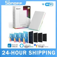 SONOFF T5 TX Ultimate Smart Wall Switch Full Touch Access LED Light Edge Multi-Sensory EWeLink Remote Control Via Alexa Google