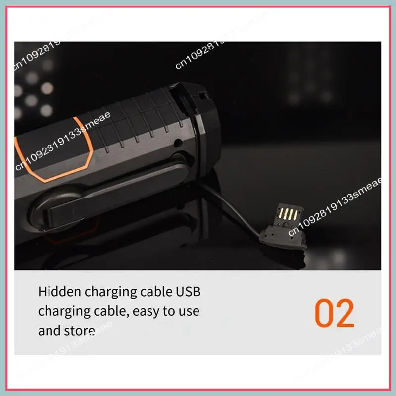 N94R Multifunctional Hand Crank Flashlight Dynamo Forhiking Camping Hand Crank Dynamo Powered Emergency LED Flashlight