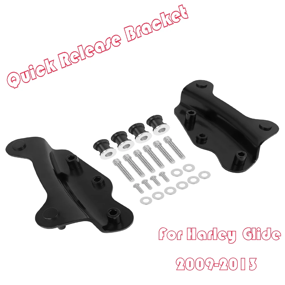 4 Point Docking Hardware Quick Release Bracket For Harley Davidson Touring Street Glide,Electra Glide,Road Glide 2009-2013