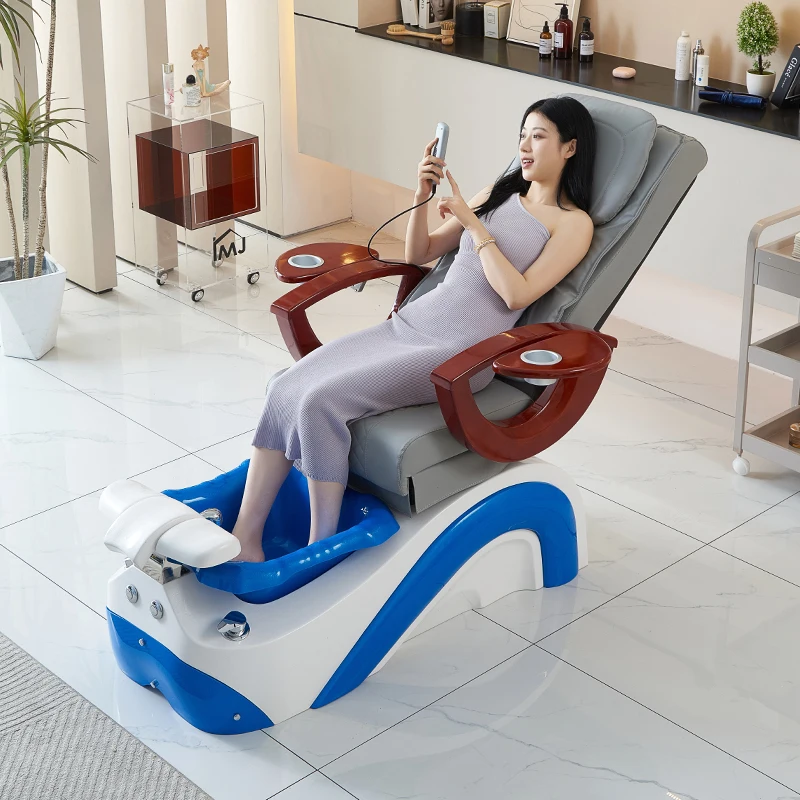 

Pedicure Chair.Pacific GT Pedicure Spa Chair For Professional Salons & Spas, Shiatsu Massage Chair, LED Light In Bowl