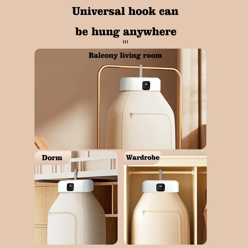 مجفف ملابس محمول للشقة، RV، للسفر - للملابس الخفيفة، الملابس الداخلية، ملابس الأطفال - مجفف صغير سريع وسهل الاستخدام