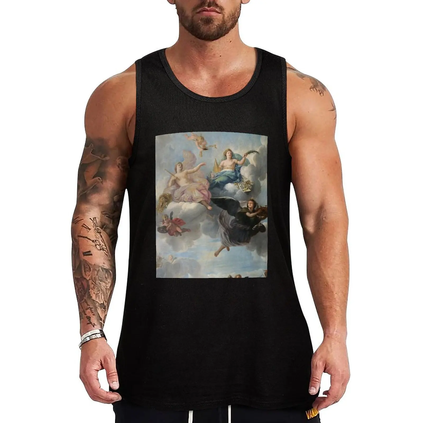 Figure of the Royal Magnificence, Immortality and Progress in the Fine Arts by René Antoine Houasse Tank Top