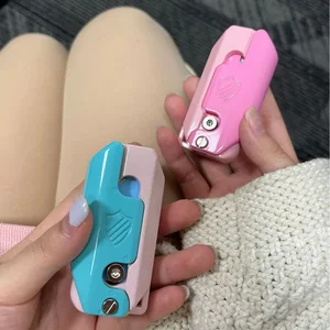 ولاعة قابلة للنفخ قابلة للتمدد مقاومة للرياح ، سكين بطاطس ذات قيمة جمالية عالية ، مادة معدنية متينة ، آمنة أفضل 8 ولاعات مبيعات رخيصة - رقم 5