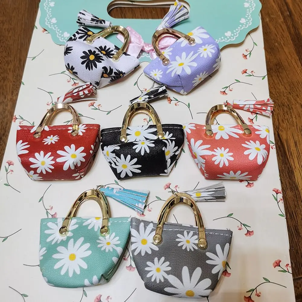 Borsa in miniatura di moda borsa a tracolla in pelle da donna per bambole BJD 1/6 abiti accessori casa delle bambole giocattoli regalo per ragazze