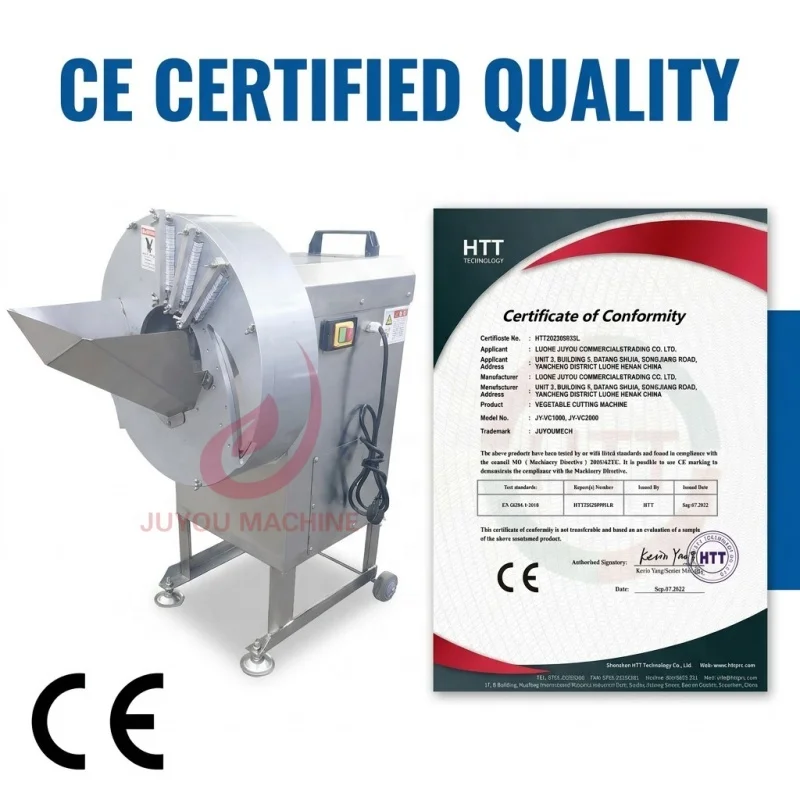 Automatic Stainless Steel Vegetable Slicer Shredder Potato Strip Cutting Machine For Food Processing