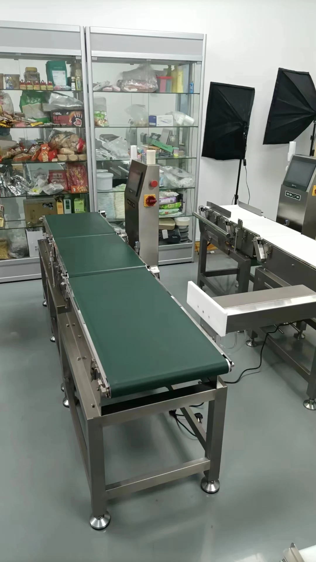 Automatic Online Small Package Check Weigher Machine with Rejection Feature Weight Checker for Small Items