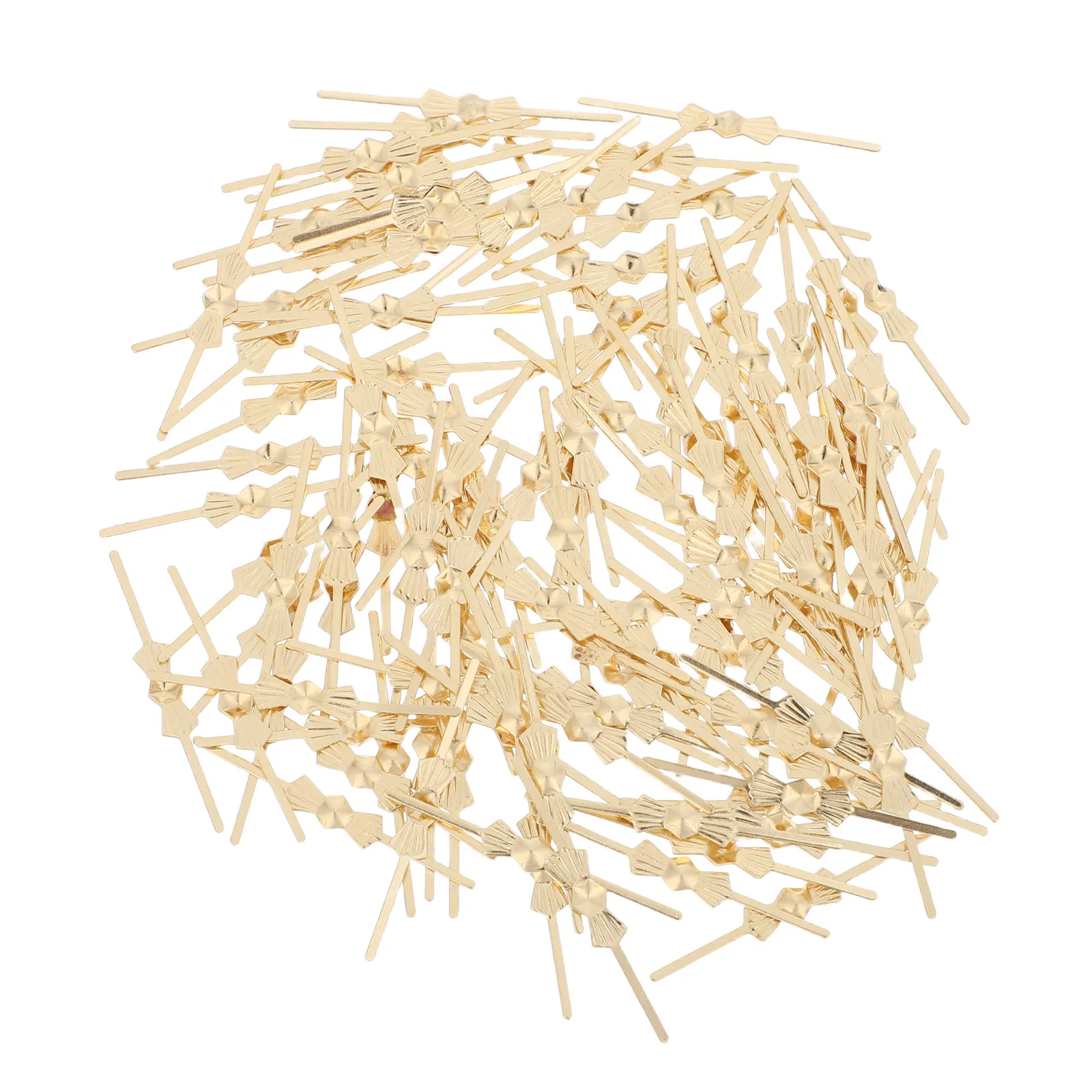 100Pcs Crystal Bow Tie Chandelier Connectors Metal Butterfly Clips Universal Fit Replacement Parts Hanging Crystals