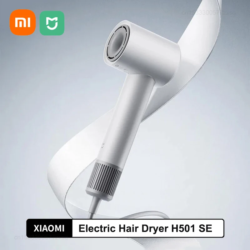 XIAOMI MIJIA H501 SE High Speed Hair Dryer 62m/s Wind Speed Negative Ion Hair Care 110,000 Rpm Professional Quick Drying Home