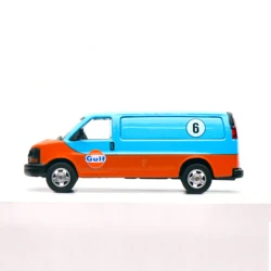 Yeni 596 MODEL 1:64 Tahoecar Express VAN gulf polis arabası alaşım modeli süsler hediyeler