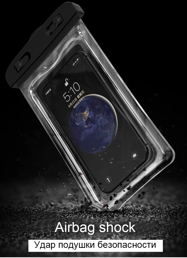Schwimmende Airbag-Wasserdichte Schutzhülle Für Outdoor-Schwimmen, Handytasche Für Iphone, Xiaomi, Redmi, Huawei, Oppo