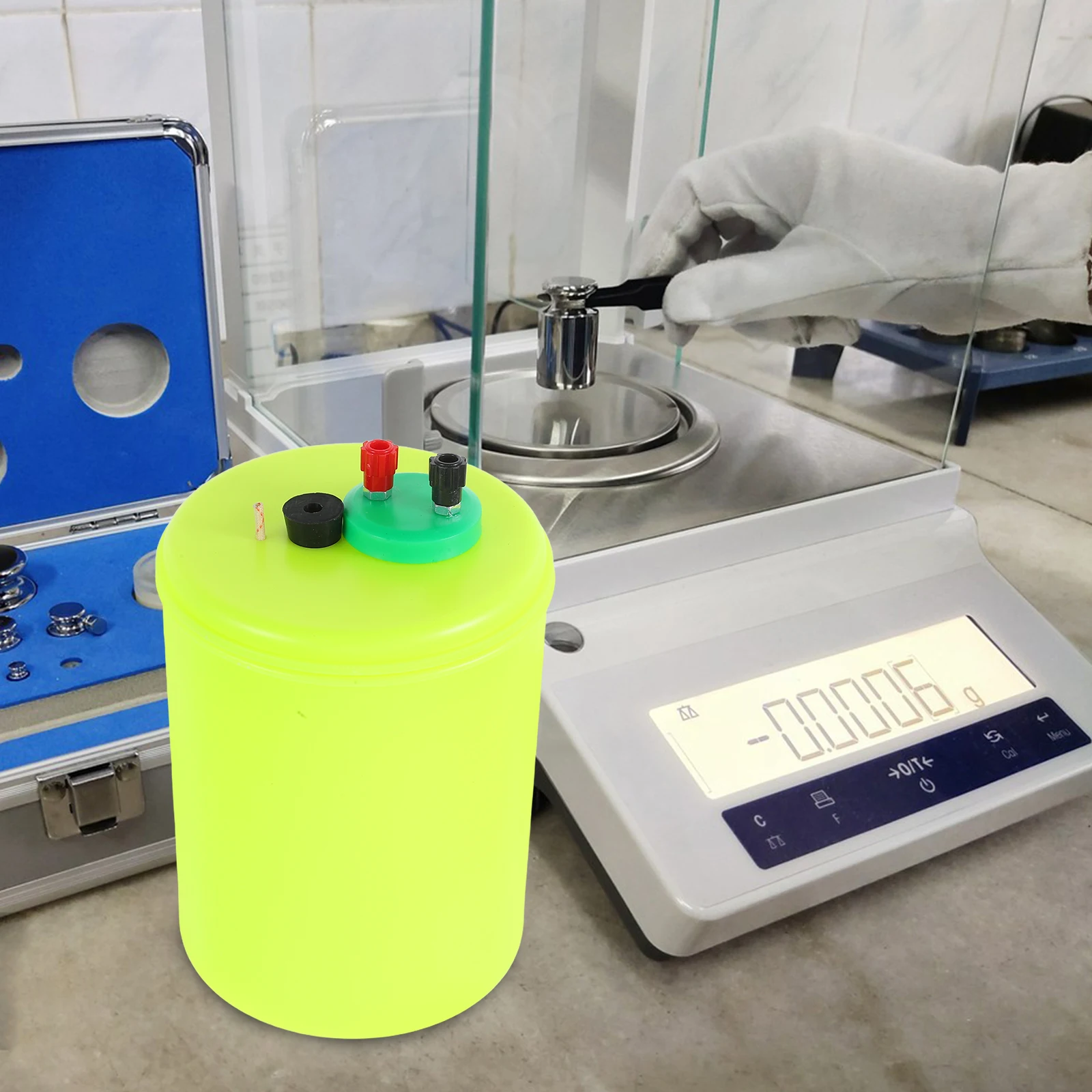 

Experimental Calorimeter Electric for School Light Green Iron Classroom Thermometer Student