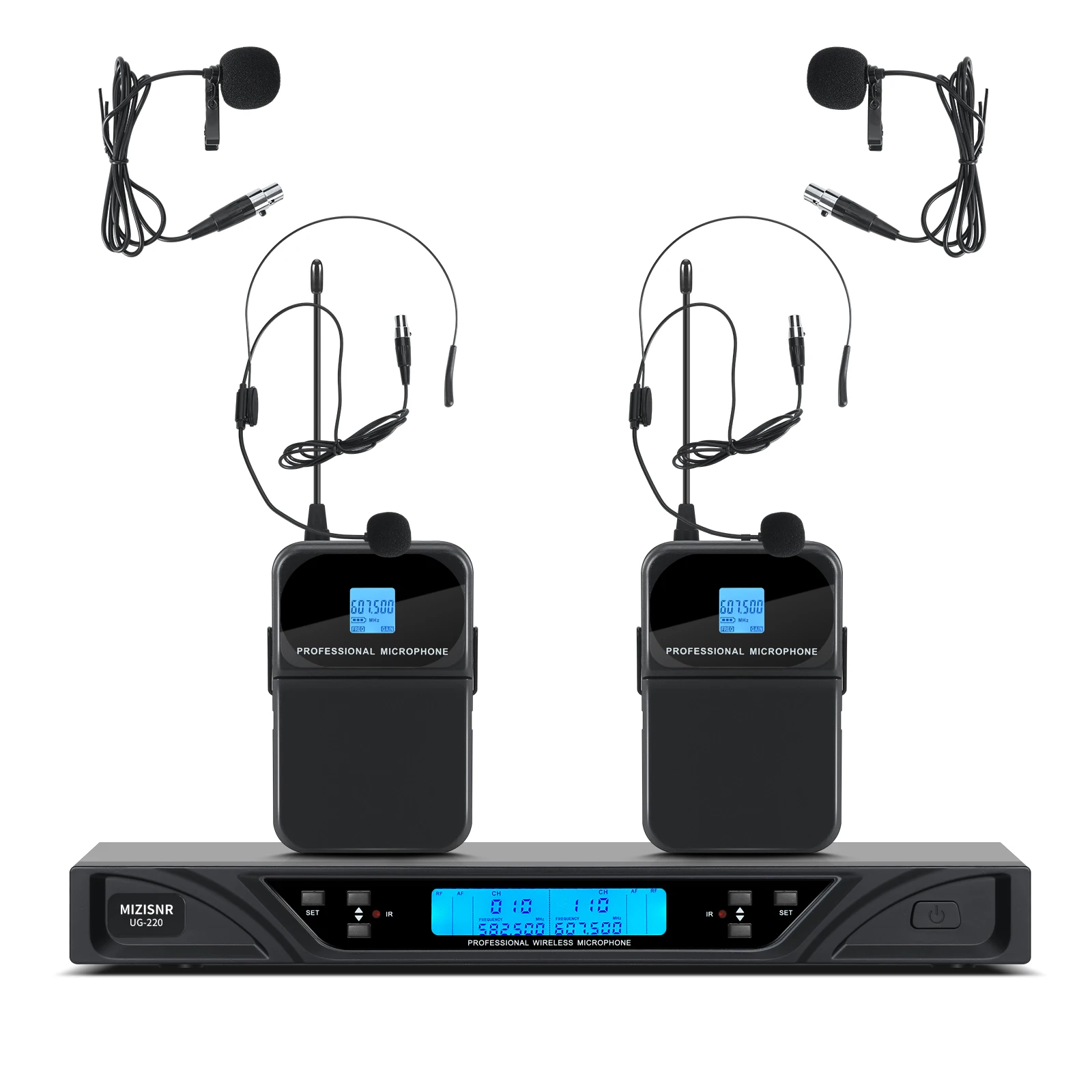 

FULUODE UHF Wireless In-Ear Monitor System with Stable Signal and 100 Meter Transmission Distance for Studio and Stage Use