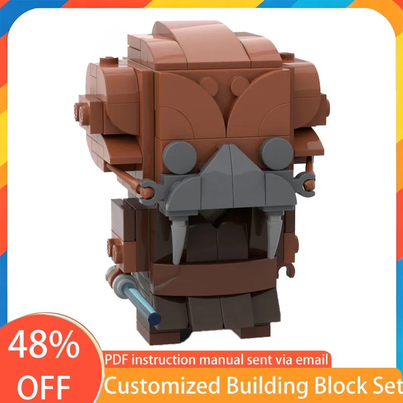 

176 PCS Popular Game Character Series Plo Koon MOC Customize Modular Building Block Creative Design Simple DIY Holiday Toy Gifts