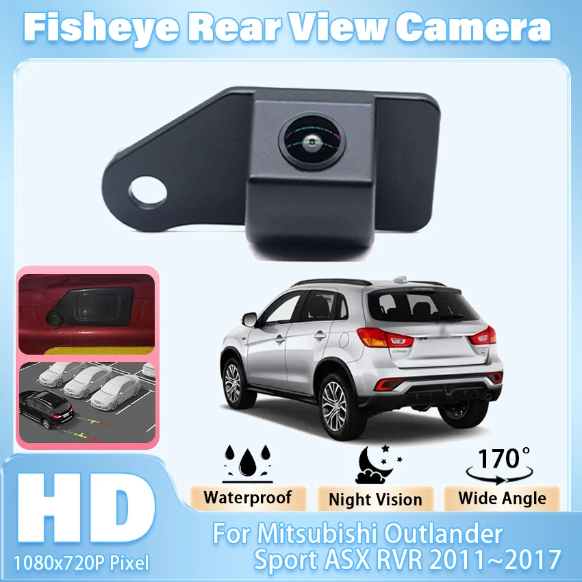 

HD 1080X720 Автомобильная камера заднего вида для Mitsubishi Outlander Sport ASX RVR 2011 2012 2013 2014 2015 2016 2017 Автомобильный ЖК-монитор
