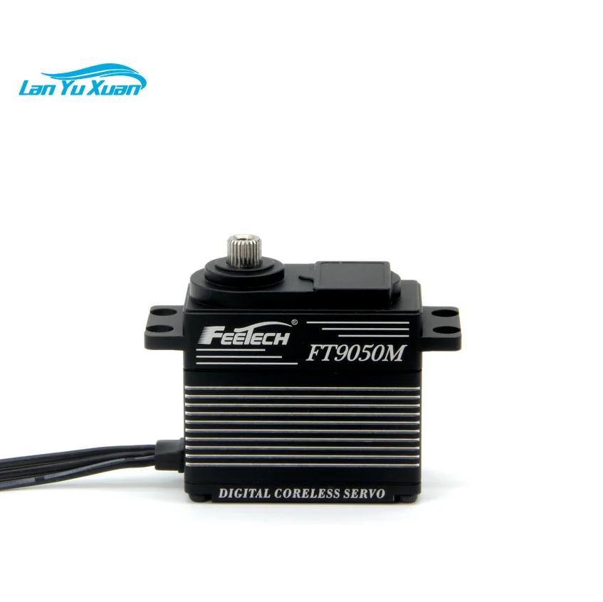 RC Corelesss Motor 50KG 0.078sec 7.4V FT9050BL Coreless High Voltage Digital IP66 Waterproof Servo for RC Car Programmable Motor