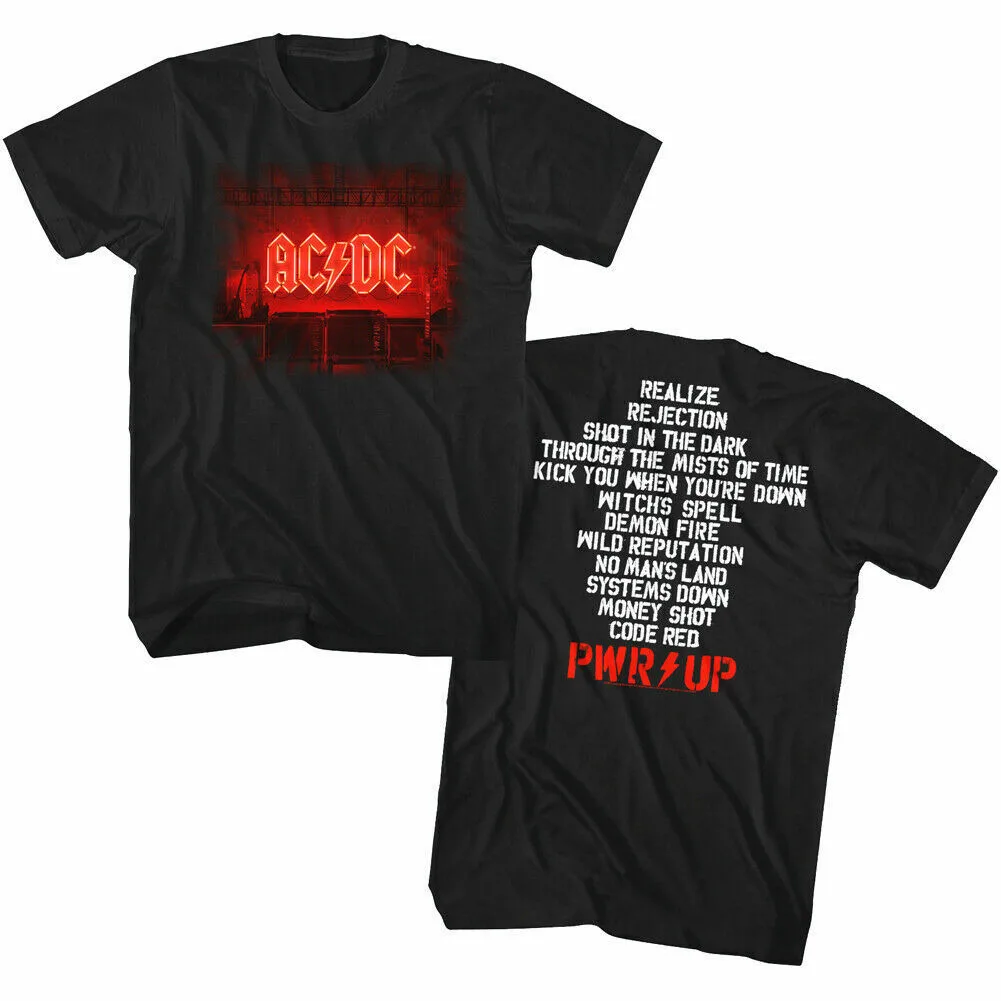 A.C.D.C PWR Up Album Tracklist Men’s T Shirt, Shirt For Music Fan