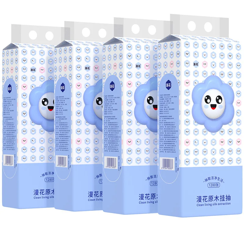 Hanging Paper Towel Household Paper Towels Large Pack Toilet Paper Hand Towel Log Thickened Toilet Paper Family Napkins