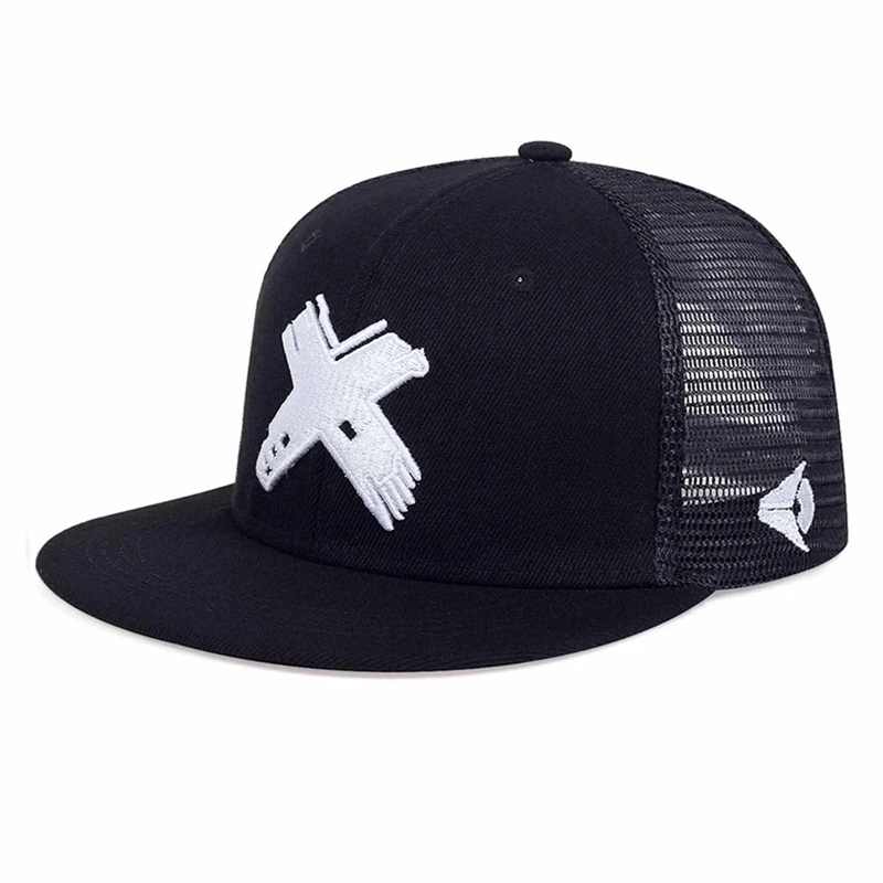 3D Letter X Snapback Caps Hip Hop Male Bone Baseball Cap Adult Men Women Hat Female Band Rock Baseball Flat Hats Fitted cap