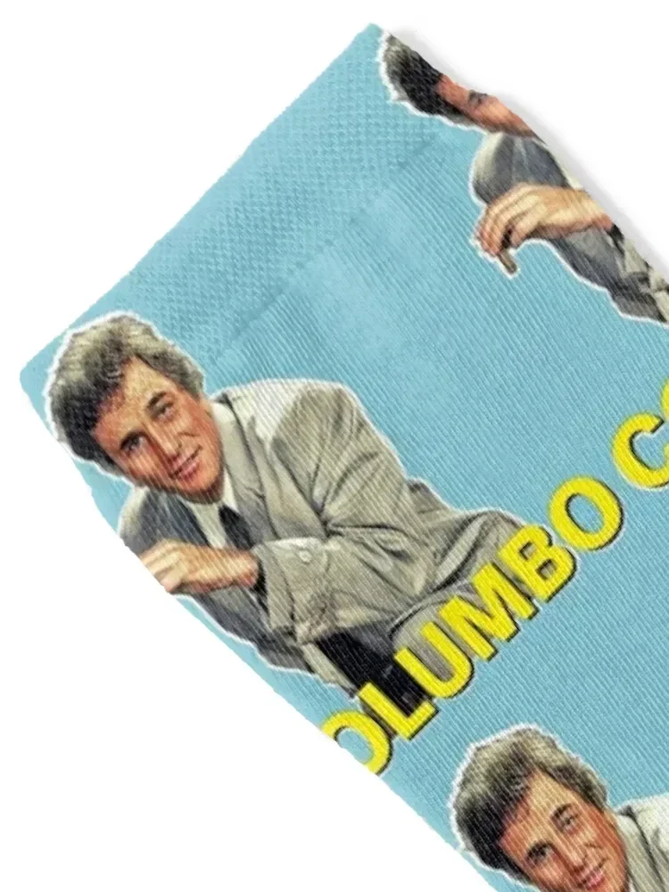 COLUMBO Vintage style Portrait art Socks Non-slip FASHION Socks Male Women's