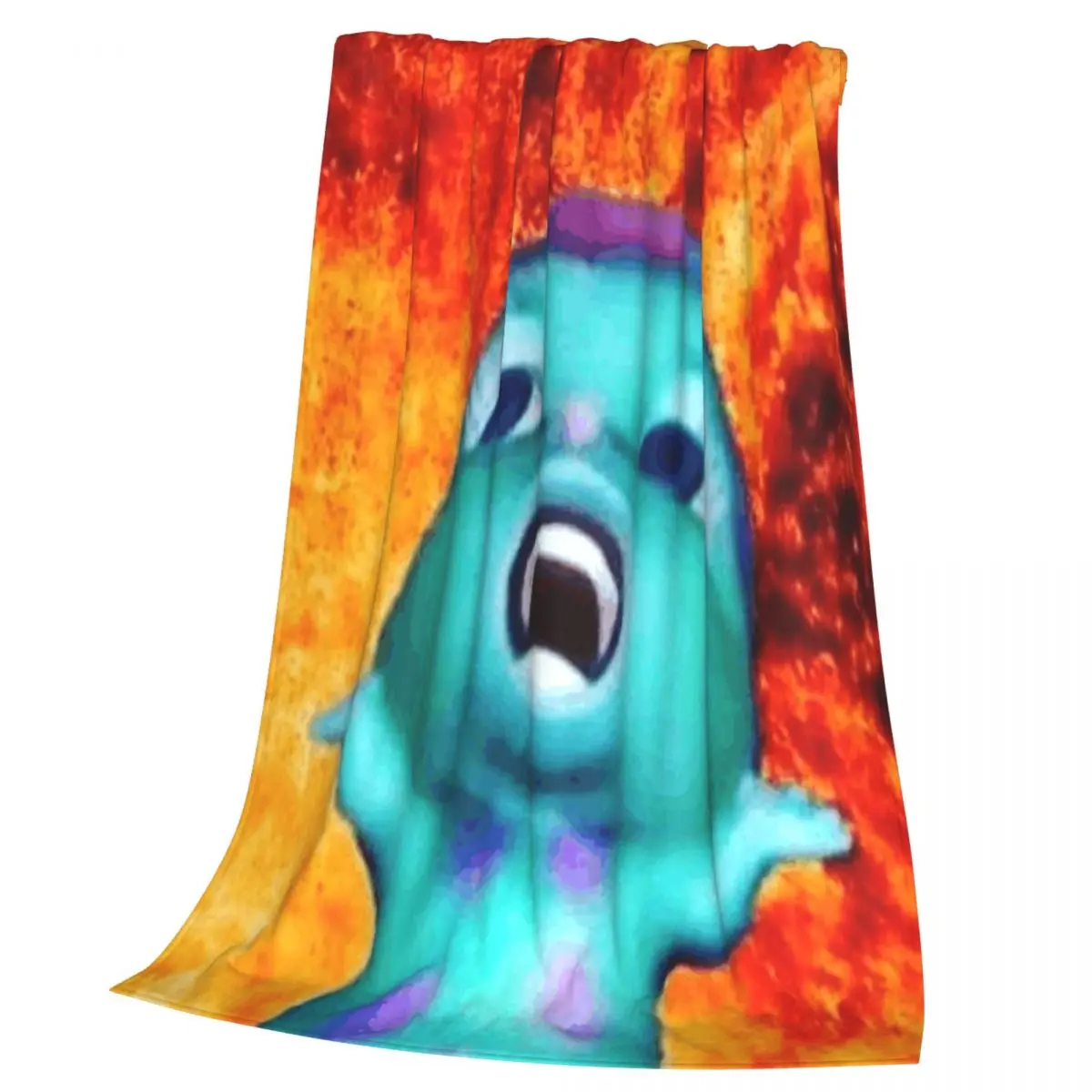 Bibble Meme Fire Blankets Soft Warm Flannel Throw Blanket Bedspread for Bed Living room Picnic Travel Home Couch