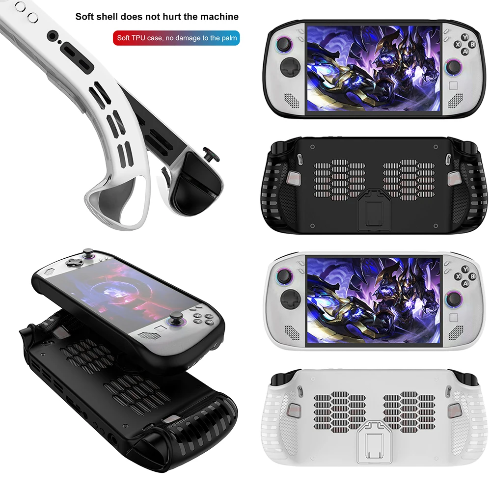 

Чехол из ТПУ для Lenovo Legion Go S Gaming Handheld с защитой от царапин, полный защитный чехол, эргономичный защитный чехол, мягкий чехол из ТПУ