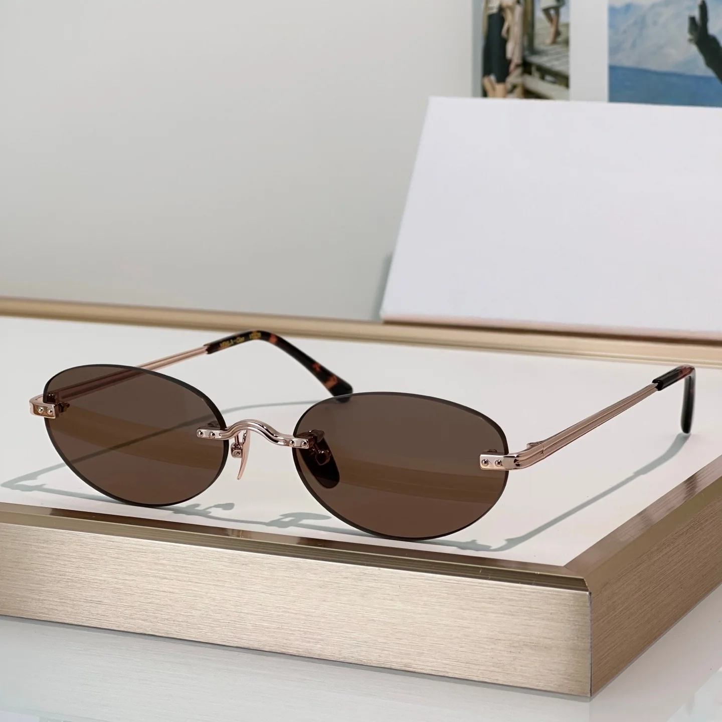 Cieo Famous Brand and Business Boundless Sunglasses 2026 Oval Alloy Designer Handcrafted Personalized Sunglasses Men and Women