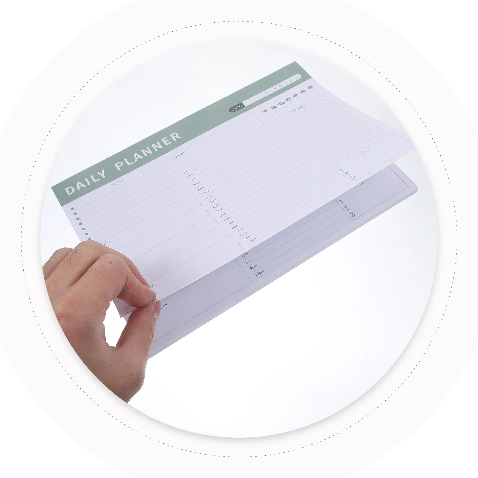 

Planner Magnetic Book Work Pads Weekly Paper Daily Planning Notepad