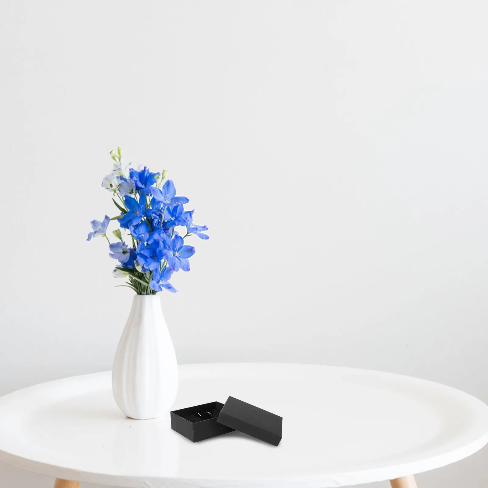 

10Pcs Sturdy Multi-Purpose Jewelry Packaging Boxes Made of Thick Cardboard and Paper Ideal for Ring Necklace Earring Storage