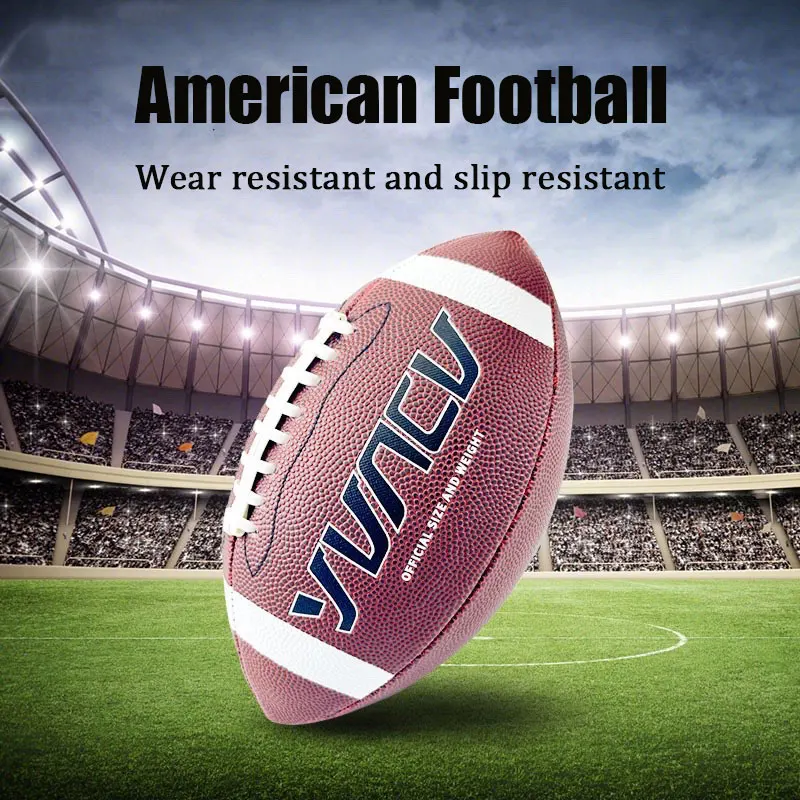 

American Football Brown White Striped Football Match Ball Training Ball Adult 9 # Ball Youth 6 # Ball Children 3 # Ball