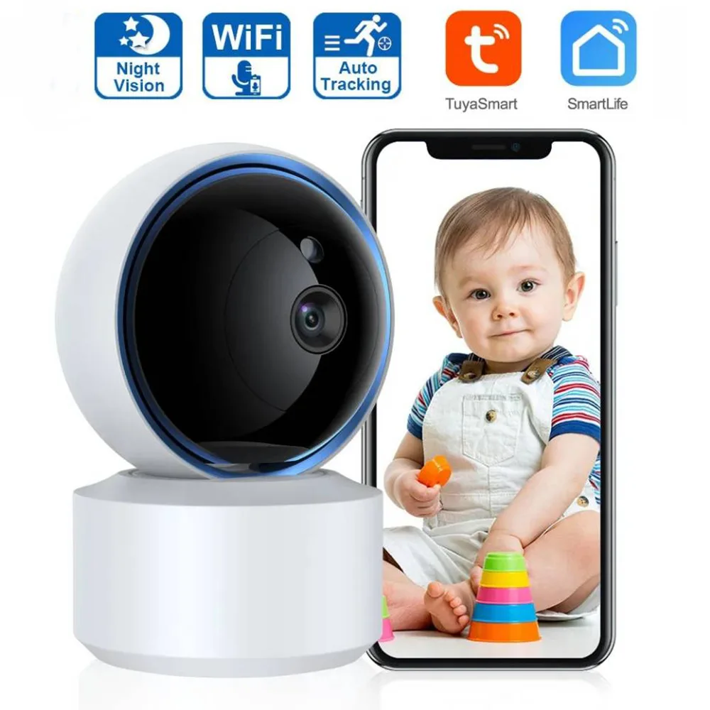 

F4 беспроводная камера видеонаблюдения Home Tuya Smart Camera HD Wifi монитор камеры слежения