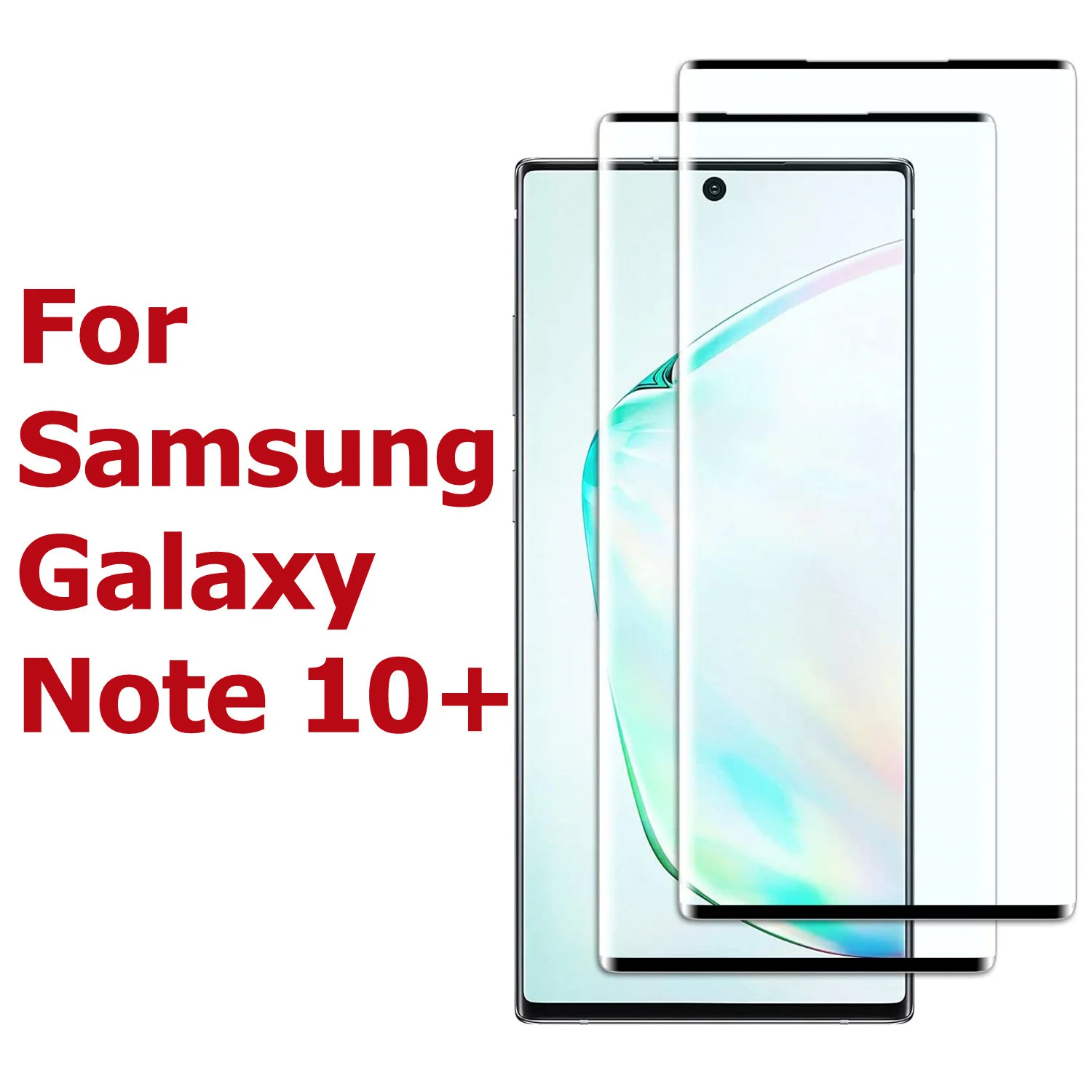 

For Samsung Galaxy Note 10+ Note 10 plus Compatible Screen Protector, Anti-Scratch Screen Protector