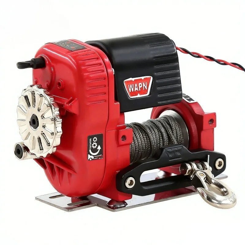 

Металлическая лебедка 1/8 1/10 для радиоуправляемых краулеров Trxs TRX4 RC4WD D90 Axial SCX10 II III MST Redcat, аксессуары