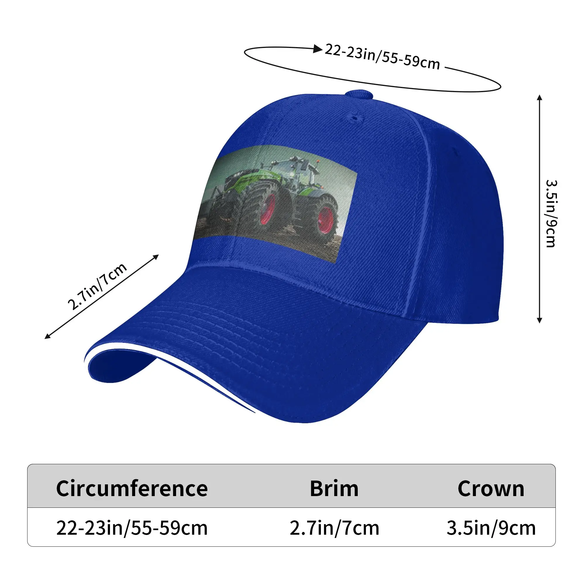 Farming Tractor Fendt Cap Casual Baseball Caps Adjustable Hat Hip Hop Summer Unisex Baseball Hats Customizable