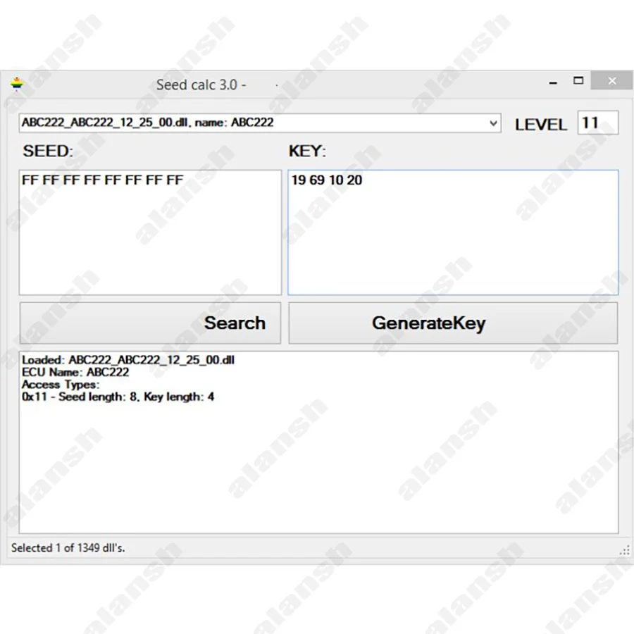 MB Seed Key Calculator 3.0 for Benz MB Star C4 C5 C6 Seed Key Calculator Service for Vediamo Dts Monaco Unlock Ecu + Nitro