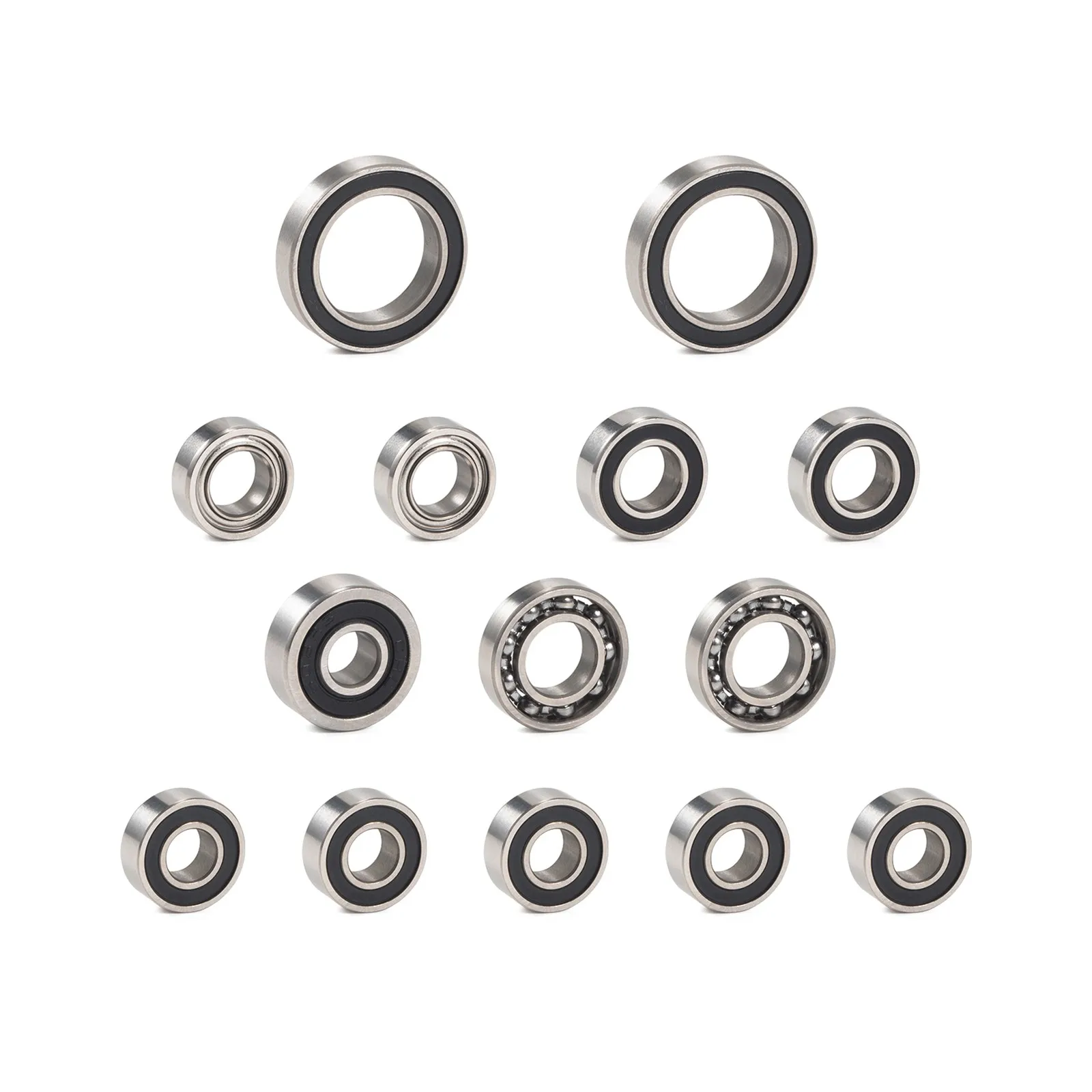 Bearing Kit Rubber Sealed Steel for Vanquish F10 Portal Axle VS4-10 Phoenix VRD 1/10 RC Crawler Front Rear Repair Replacement